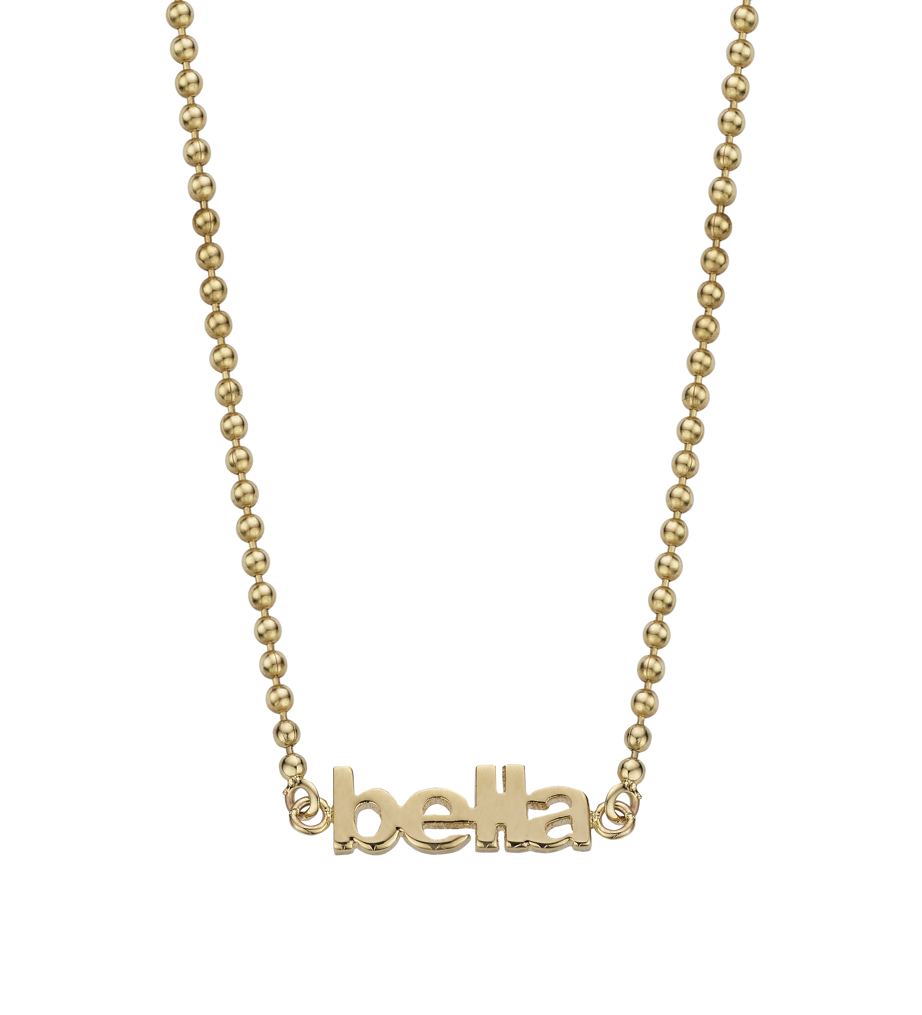 Funky Gold naamketting SP224